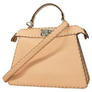 フェンディ セレリア ピーカブー ハンドバッグ レザー