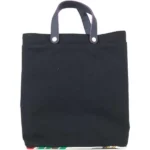 エルメス プティアッシュ ハンドバッグ キャンバス シルバー金具