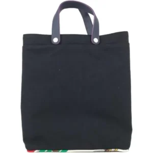 エルメス プティアッシュ ハンドバッグ キャンバス シルバー金具