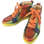 クリスチャン・ルブタン スニーカー パイソン