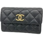 シャネル マトラッセ 財布 キャビアスキン