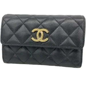 シャネル マトラッセ 財布 キャビアスキン