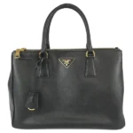 プラダ サフィアーノ ガレリアミディアム ハンドバッグ レザー