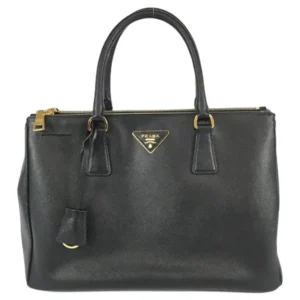 プラダ サフィアーノ ガレリアミディアム ハンドバッグ レザー