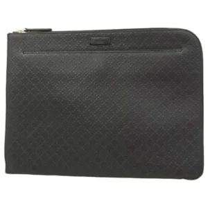 グッチ ディアマンテ クラッチバッグ レザー