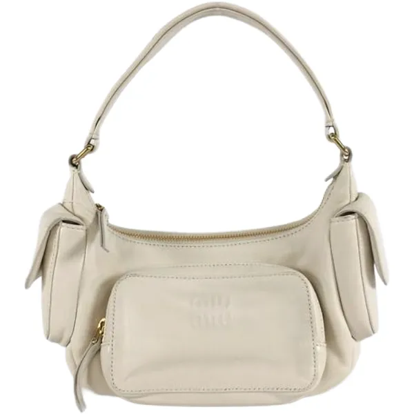 ミュウミュウ ハンドバッグ レザー