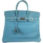 エルメス オータクロア32 ハンドバッグ レザー □J刻印 シルバー金具