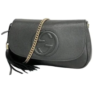 グッチ ソーホー インターロッキングＧ ショルダーバッグ レザー