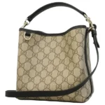 グッチ GGスプリーム ショルダーバッグ PVC レザー