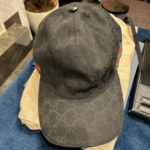 グッチ　GGキャンバス　ベースボールキャップ
