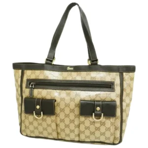 グッチ GGクリスタル トートバッグ コーティングキャンバス