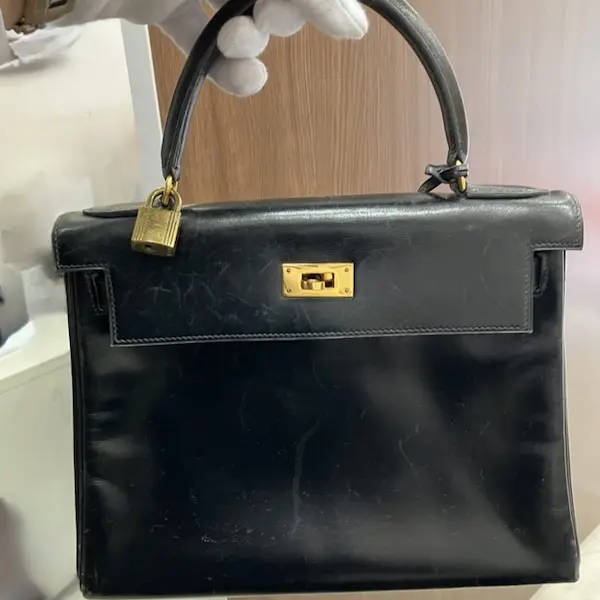 エルメス　ケリー28　〇M刻印