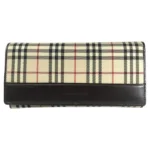 バーバリー 財布 ナイロンキャンバス レザー