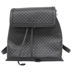 グッチ マイクログッチシマ リュックサック レザー