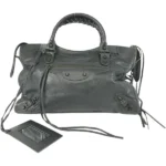 バレンシアガ クラシック シティ ハンドバッグ レザー