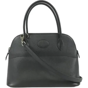 エルメス ボリードミニ ハンドバッグ レザー シルバー金具