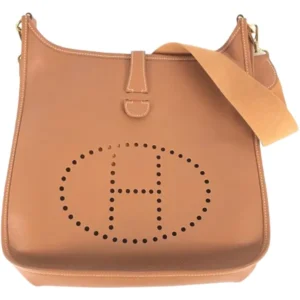 エルメス エブリン1GM ショルダーバッグ レザー □B刻印 ゴールド金具