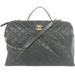 シャネル マトラッセ チェーンショルダーバッグ ラムスキン