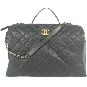 シャネル マトラッセ チェーンショルダーバッグ ラムスキン