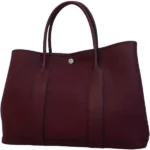 エルメス ガーデンパーティPM トートバッグ レザー Z刻印 シルバー金具