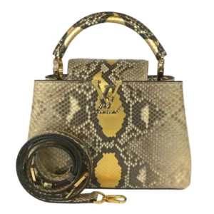 ルイ・ヴィトン パイソン カプシーヌBB ハンドバッグ N93058