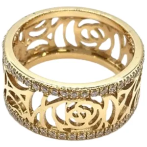 シャネル カメリア リング