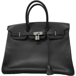 エルメス バーキン35 ハンドバッグ レザー □H刻印 シルバー金具