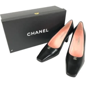 シャネル パンプス レザー