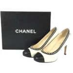 シャネル パンプス レザー