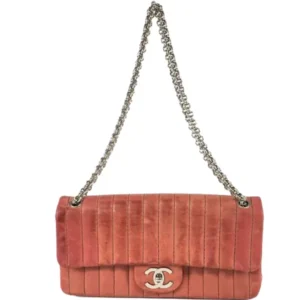 シャネル マドモアゼル チェーンショルダーバッグ ラムスキン