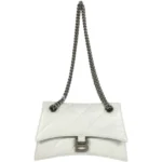 バレンシアガ クラッシュスモール チェーンショルダーバッグ レザー