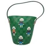 グッチ GGクリスタル チルドレンズ ハンドバッグ コーティングキャンバス キムスンヨンコラボ