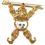 ショパール ハッピークラウン ブローチ