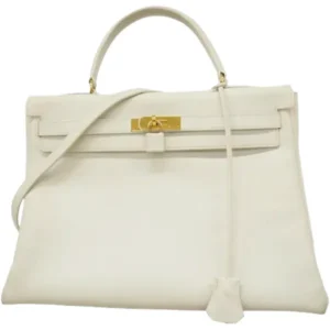 エルメス ケリー35 ハンドバッグ レザー ○Y刻印 ゴールド金具