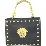 ヴェルサーチ メドゥーサ ハンドバッグ レザー