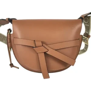 ロエベ アナグラム ゲートデュアルスモール ショルダーバッグ レザー