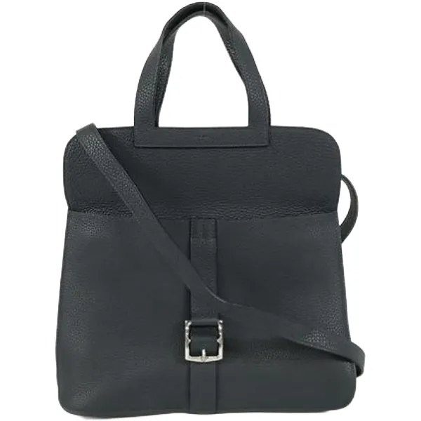 エルメス アルザン31ヴェルソ ショルダーバッグ レザー シルバー金具