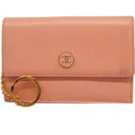 シャネル ココボタン コインケース キャビアスキン