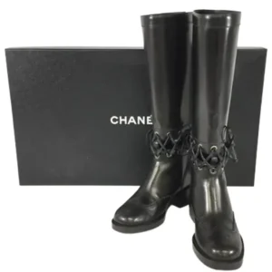 シャネル ブーツ レザー