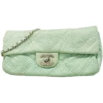 シャネル ウルトラステッチ チェーンショルダーバッグ パイソン