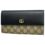 グッチ GGスプリーム GGマーモント 財布 PVC レザー
