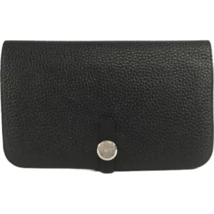 エルメス ドゴン 財布 レザー □O刻印 シルバー金具