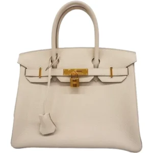 エルメス バーキン30 ハンドバッグ レザー B刻印 ゴールド金具