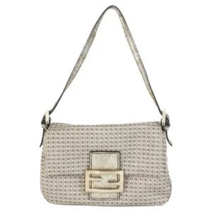 フェンディ マイクロズッキーノ ハンドバッグ キャンバス