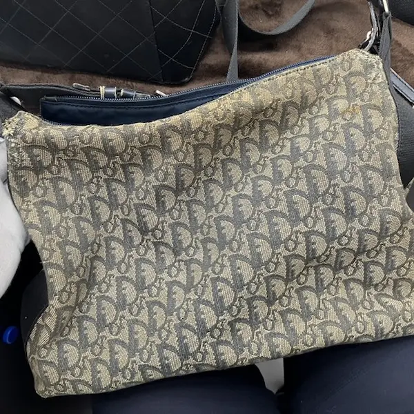 ディオール　トロッター柄　ショルダーバッグ