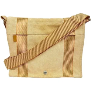 エルメス ニューフールトゥバサスPM ショルダーバッグ キャンバス シルバー金具