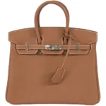 エルメス バーキン25 ハンドバッグ レザー B刻印 シルバー金具