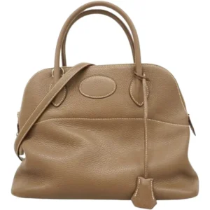 エルメス ボリード31 ハンドバッグ レザー A刻印 シルバー金具