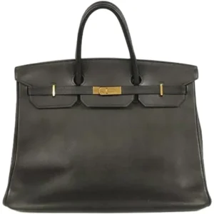 エルメス バーキン40 ハンドバッグ レザー □D刻印 ゴールド金具