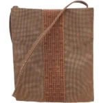 エルメス エールラインポシェット ショルダーバッグ キャンバス